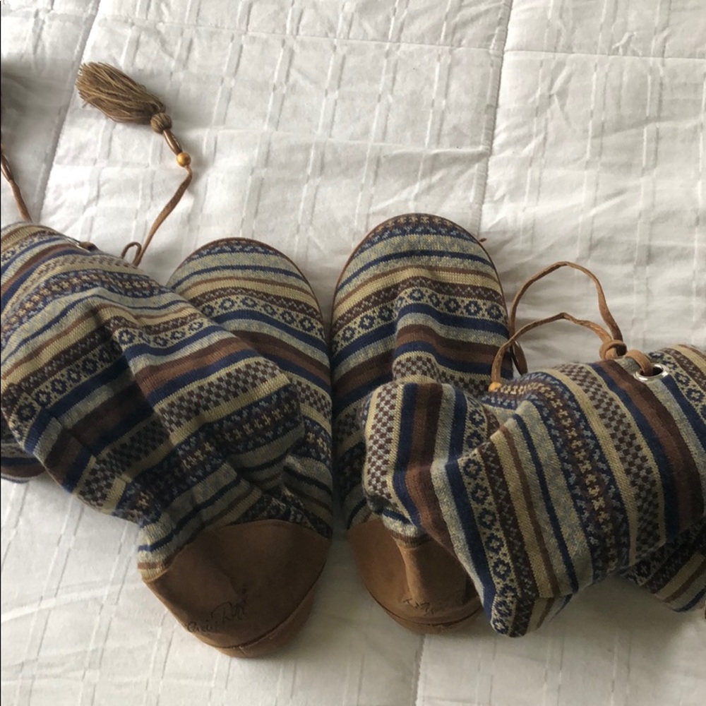 Blazin Roxx fuzz lined hippie boots